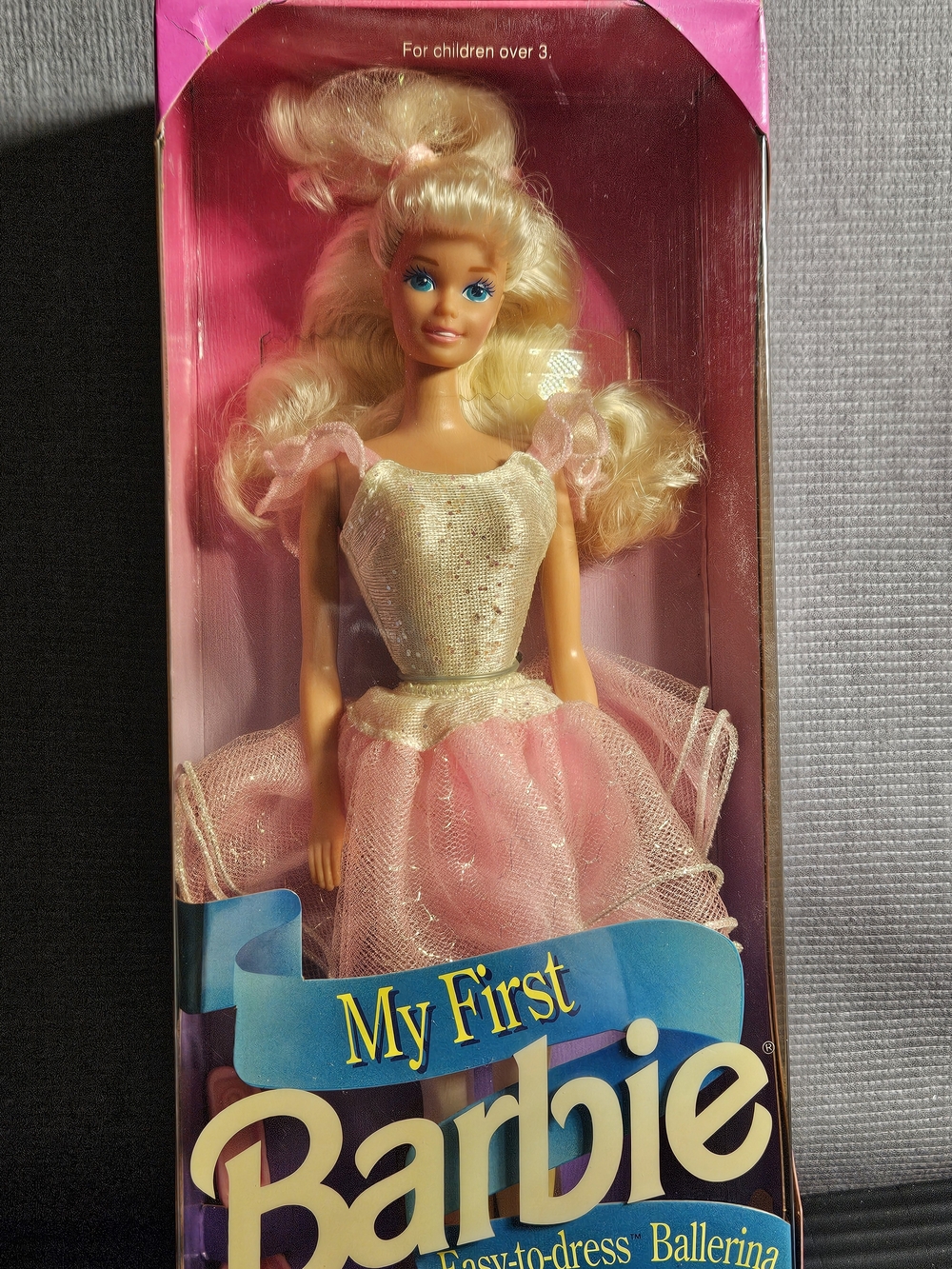 Vintage 1992 Mattel My First Barbie Easy to Dress Ballerina Doll #2516